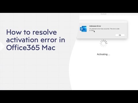 office 365 for mac update error